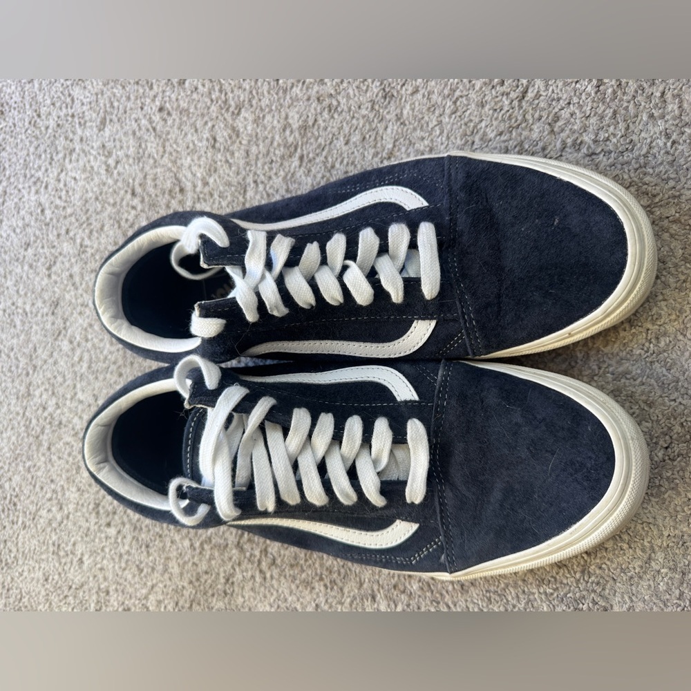 NWOT | Vans Men’s Suede Sneakers | Navy Blue | Size 12 | Water Repellent - Picture 3 of 9